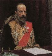 Ilya Repin Portrait of Sergei witte oil on canvas